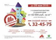 Уникальные цены на квартиры в сданном доме - продлена до конца мая!